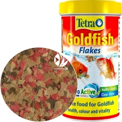 TETRA Goldfish Flakes 500ml (T742635) - Pokarm płatkowany dla złotych rybek i ryb zimnolubnych.
