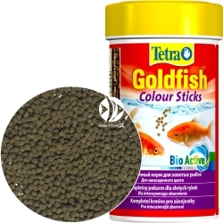 TETRA Goldfish Colour Sticks 100ml (T140097) - Pływający pokarm w pałeczkach dla złotych rybek i innych gatunków zimnolubnych.