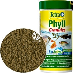 TETRA Phyll Granules 250ml (T139893) - Pokarm w granulkach dla ryb roślinożernych.