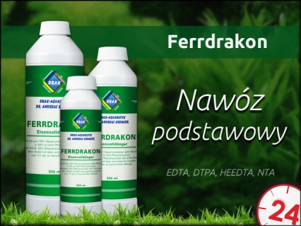 DRAK-aquaristik FerrDrakon - Skoncentrowany nawóz podstawowy, bogaty w żelazo.