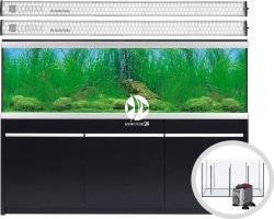 AKVASTABIL Zestaw Akwariowy Move 720l LED Czarny + Sump - Zawiera: akwarium, oświetlenie 4xLED, pokrywa, szafka, sump, pompa