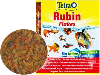 TETRA Rubin Flakes 12g - Saszetka (T766396) - Płatkowany pokarm wybarwiający dla ryb do akwarium.