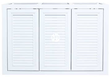 VIV Szafka Blinds 150x50x80cm White (870-14WB) - Aluminiowa szafka pod akwarium