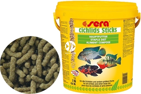 SERA Cichlid Sticks (00210) - Pokarm podstawowy dla pielęgnic