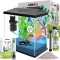 Leddy Mini Creative Set 35 Black + Wyposażenie - FULL SET 3 - Zestaw: akwarium filtr pokrywa oświetlenie grzałka podłoże