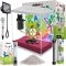 Leddy Mini Creative Set 30 White + Wyposażenie - FULL SET 6 - Zestaw: akwarium filtr pokrywa oświetlenie grzałka podłoże termometr siatka