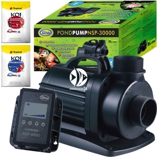 AQUA NOVA Pond Pump NSP-30000 (NSP-30000) - Pompa Eco z regulacją przepływu do oczka wodnego