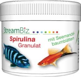 StreamBiz Spirulina Granulat + Liście Migdałecznika (21501) - Pokarm dla pielęgnic