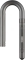 CHIHIROS Metal Jet Pipe Inflow L PRO (382-005) - Wlot stalowy 16/22 do filtra
