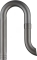 CHIHIROS Metal Jet Pipe Outflow L PRO (382-004) - Wylot stalowy 16/22 do filtra
