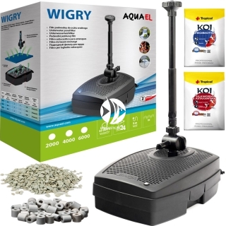 AQUAEL Wigry 2000 (130516) - Filtr podwodny + Lampa UV do oczka wodnego do 2000L