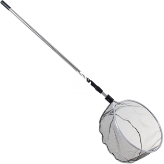 AQUA NOVA Pond Fish Net 45cm (NET-18-ALU-ROUND) - Podbierak teleskopowy do oczka wodnego
