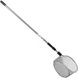 AQUA NOVA Pond Fish Net 30cm (NET-12-ALU-ROUND) - Podbierak teleskopowy do oczka wodnego