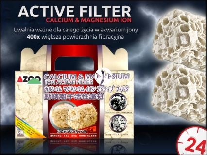 AZOO Active Filer Calcium & Magnesium Ion (AZ16066) - Wkład biologiczny, uwalniający korzystne jony pierwiastków śladowych