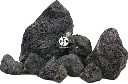 ROTALA Natural Black Lava 1kg - Lawa czarna do akwarium