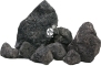 ROTALA Natural Black Lava 1kg - Lawa czarna do akwarium