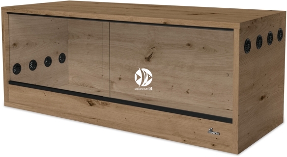 DIVERSA Terrarium z Płyty 120x50x60cm Dąb Artisan (132269) - Dla węża gekona agamy jeża