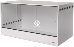DIVERSA Terrarium z Płyty 150x80x80cm Białe (132273) - Dla węża gekona agamy jeża