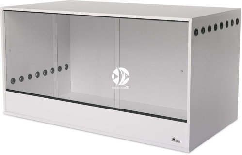 DIVERSA Terrarium z Płyty 150x80x80cm Białe (132273) - Dla węża gekona agamy jeża