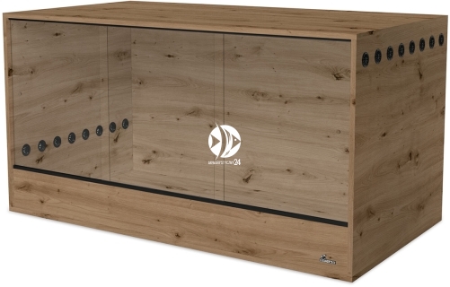 DIVERSA Terrarium z Płyty 150x80x80cm Dąb Artisan (132275) - Dla węża gekona agamy jeża