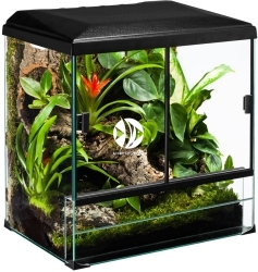 DIVERSA Zestaw Terraset Forest 45x32,5x45cm (119734) - Terrarium Pokrywa Skała Termometr