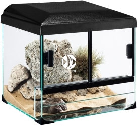 DIVERSA Zestaw Terraset Desert 60x40x45cm (119732) - Terrarium Pokrywa Skała Termometr