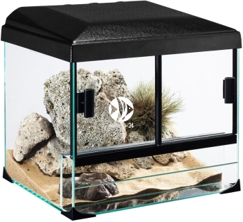 DIVERSA Zestaw Terraset Desert 60x40x45cm (119732) - Terrarium Pokrywa Skała Termometr