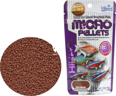 HIKARI Micro Pellets (21102) - Tonący pokarm dla małych ryb tropikalnych