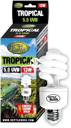 REPTILE NOVA Tropical 5.0 UVB 13W (UVB-13W-5.0-TROPICAL) - Żarówka do terrarium