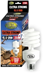 REPTILE NOVA Extra Strong 15.0 UVB 25W (UVB-25W-15.0-EXTRASTRONG) - Żarówka do terrarium