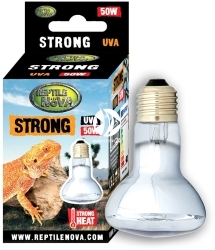 REPTILE NOVA Strong UVA 50W (UVA-50W-STRONG) - Żarówka grzewcza do terrarium