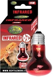 REPTILE NOVA Infrared UVA 25W (INFRARED-25W) - Żarówka grzewcza do terrarium