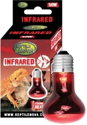 REPTILE NOVA Infrared UVA 50W (INFRARED-50W) - Żarówka grzewcza do terrarium