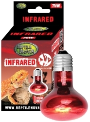 REPTILE NOVA Infrared UVA 75W (INFRARED-75W) - Żarówka grzewcza do terrarium