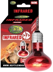 REPTILE NOVA Infrared UVA 100W (INFRARED-100W) - Żarówka grzewcza do terrarium