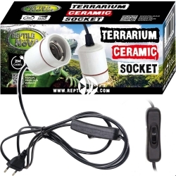 REPTILE NOVA Terrarium Ceramic Socket (CERAMIC-SOCKET) - Oprawka do żarówek grzewczych