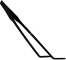 REPTILE NOVA Reptile Curved Tweezer (REP-TWEEZ-CURVED) - Pęseta zagięta do terrarium