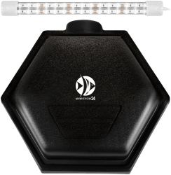 DIVERSA Pokrywa Selecto Hex LED 42x42cm (1x4W) (124098) - Plastikowa sześciokątna pokrywa do akwarium