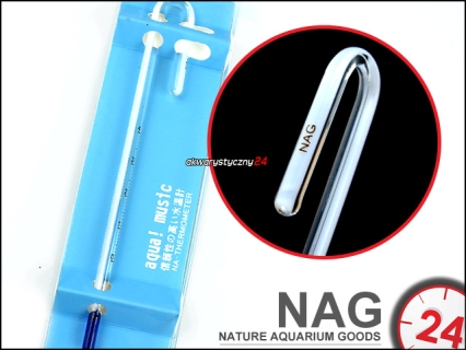 NAG GLASS THERMOMETER 8mm - Szklany, zawieszany na szybę termometr