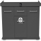 DIVERSA Szafka Solid 80x35x75cm (119355) - Szafka pod akwarium w 11 kolorach do wyboru Grafit