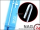 NAG GLASS THERMOMETER 12mm - Szklany, zawieszany na szybę termometr