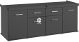 DIVERSA Szafka Solid 200x60x75cm (119010) - Szafka pod akwarium w 11 kolorach do wyboru Grafit