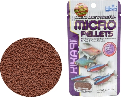 HIKARI Micro Pellets (21102) - Tonący pokarm dla małych ryb tropikalnych