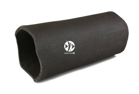 AQUAWILD Pleco Cave (Gray) (CRG006) - Przelotowa rurka ceramiczna dla zbrojników i sumów