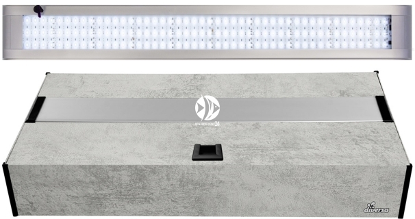DIVERSA Pokrywa Platino LED Alex 80x35cm (22,7W) White (131931) - Aluminiowa obudowa z oświetleniem