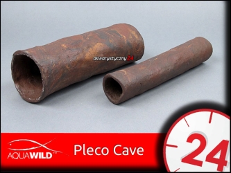 AQUAWILD PLECO CAVE (Exotic) (CRE009) - Przelotowa rurka ceramiczna dla zbrojników i sumów