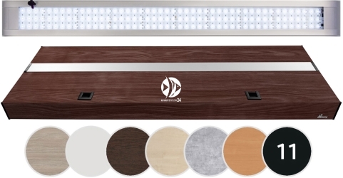 DIVERSA Pokrywa Platino LED Alex 120x40cm (32,1W) White (131968) - Aluminiowa obudowa z oświetleniem