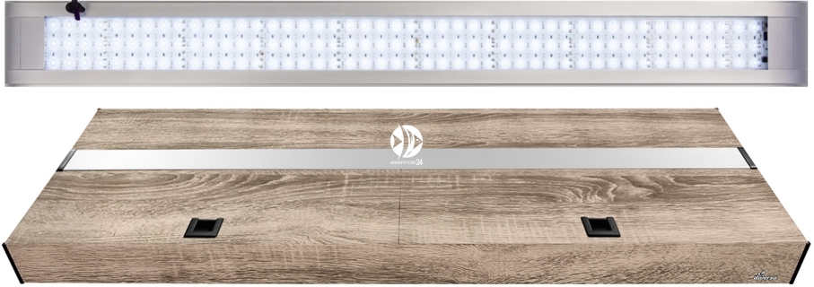 DIVERSA Pokrywa Platino LED Alex 200x80cm (50,8W) White - Aluminiowa obudowa z oświetleniem