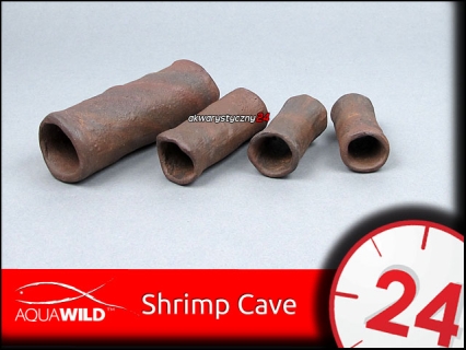 AQUAWILD SHRIMP CAVE (Exotic) (CRE001) - Przelotowa rurka ceramiczna dla krewetek