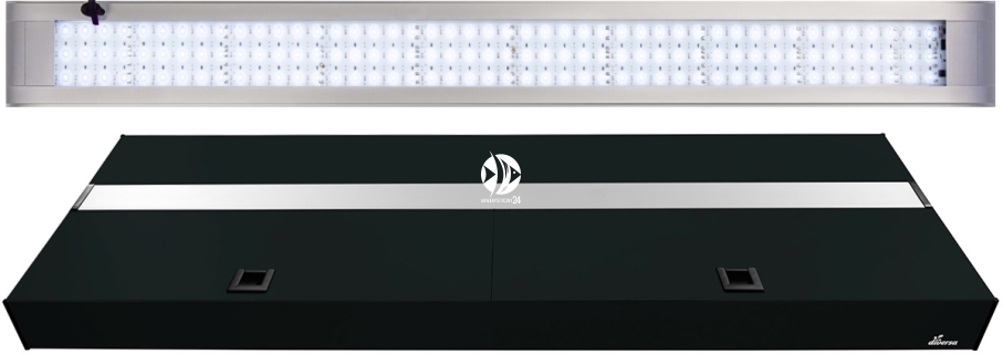 DIVERSA Pokrywa Platino LED Alex 150x60cm (38W) White (133260) - Aluminiowa obudowa z oświetleniem